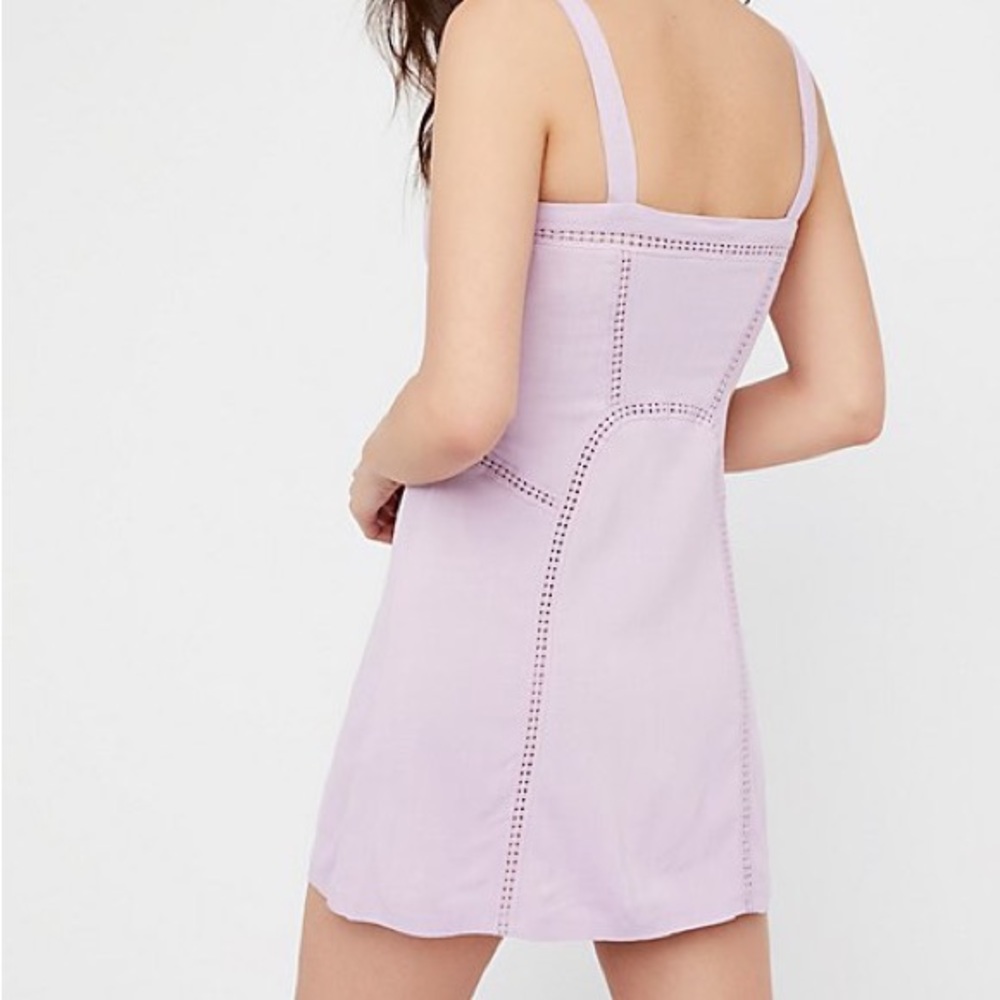 ☀️ Mauve Free people intimates body-con fit and flare mini dress